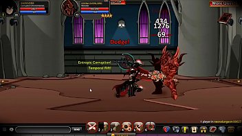 Preview 3 of Dare Fun Com - AQW Corrupted Chronomancer FODENDO GOSTOSO COM BOSSES