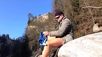 Preview 1 of Shoower Sex - freezing my dick off