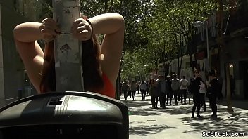 Preview 2 of Amy Booke4 - Japanese sub nipples tormented in public