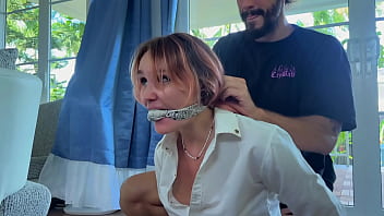 Preview 2 of Barat Xxxx1 - Busty collage babe gets tied up nicely