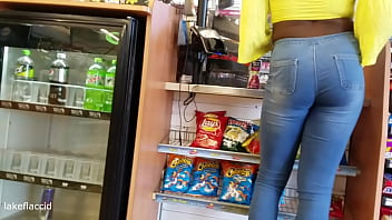 Preview 3 of Boss Vs Mald - Ebony Shemale Candid