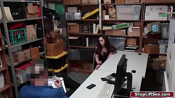 Preview 1 of Www Xxx Av Com - Teen shoplifter sucks officers dick