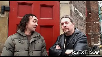 Preview 2 of Teen Virgin Old Woman - Elderly man takes a walk in the amsterdam redlight district
