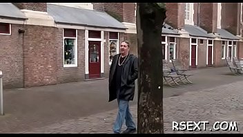 Preview 1 of Sxe 17 - Concupiscent hooker gives a sexy blowjob and jerks off to finish