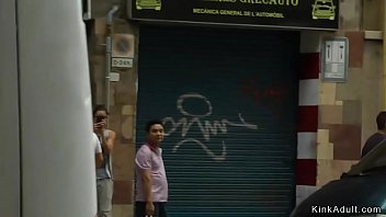Preview 3 of Hayop Sa Galing - Dark haired Euro slut anal public banged