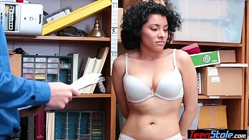Preview 1 of Singo Sex - Busty latina chick fucked on cctv by a security guard