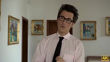 Preview 1 of Sexcxx Movideo - DADDY4K. Sex with step son&#039_s classy GF drives dirty father to nice orgasm