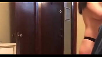 Preview 2 of Shemale Robbi Racks - Asian Girlfriend changing clothes