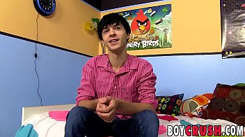 Preview 3 of Teenage City - Elegant young twink working on his rock hard cock