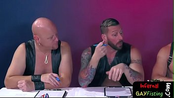 Preview 1 of Quebec Pornstar Academie Fisting - Horny muscular wolf leaves gay ass raw