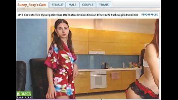 Preview 1 of Arbab Xxx Suhag Rat - slim teens dancing on cam [Sunny rosy]