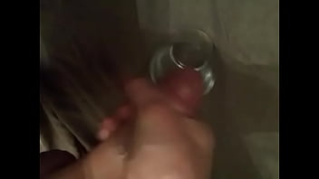 Preview 4 of Boy Facking Tante - fat cock wanks into cup cock ring