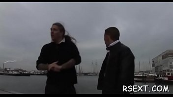 Preview 2 of Jeep Asian - Excited old dude takes a tour in amsterdam&#039_s redlight district