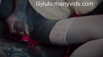 Preview 4 of Ils Lan - Heavily tattooed shemale get fucked with a strapon