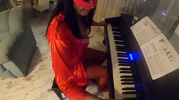 Preview 1 of And Sis - Adventures of MilfyCalla ep 96 First piano lessonToday I had my first piano day. I was already excited. #amateur,  #milf, ...