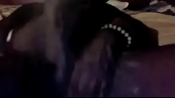 Preview 1 of New Pown Sex - She sneaks to my bedroom door to suck and fuck BBD