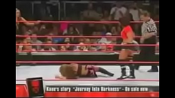 Preview 3 of Tall Girl Vs Short Man Cartoon - Trish Stratus,  Ashley,  and Mickie James vs Victoria,  Torrie Wilson,  and Candice Michelle. Raw 2005.
