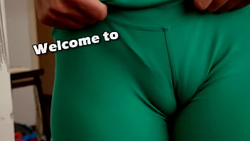 Preview 1 of Mausi Xx - Perfect Busty Blonde Round Ass Deep Cameltoe Gets Groped