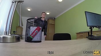 Preview 1 of Roberta Missoni Dp - LOAN4K. They fuck because man needs love and babe needs money
