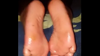 Preview 3 of Kayla Kaden Sofi Ryan - (Stinky feet) soft meaty soles of Nene getting splashed