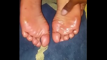 Preview 1 of Kayla Kaden Sofi Ryan - (Stinky feet) soft meaty soles of Nene getting splashed