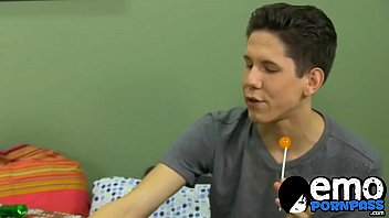 Preview 1 of Sexy Pron Eigg Use 2016 - Cock sucking and anal pounding with two skinny emo twinks