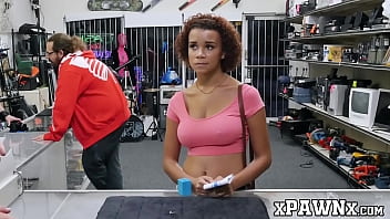 Preview 2 of Original Fucking Vedio Latest - Huge tits ebony sucking and fucking a pawn broker