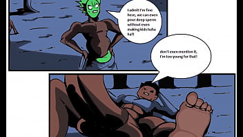 Preview 2 of Arab Sexy Muslim Girls - two young people face mature transgender (comic) Part 4
