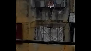 Preview 2 of Dase Grl - RUBIA GARCHANDO EN EL BALCON parte 1