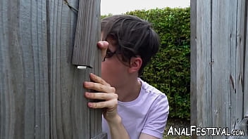 Preview 1 of Arua Alexander - Mesmerizing Rharri Rhound catches voyeur for anal
