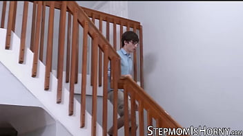 Preview 1 of Teasing Milfs Xxx - Helena Price rammed by nerdy stepson and blowjob