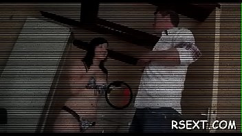 Preview 4 of Video Porno Jun Ji - hooker mounts a large pole and rides it vigorously