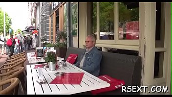 Preview 1 of Brother Forces Sister To Strip - Lucky dude gets his ramrod sucked hard by an amsterdam