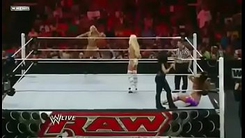 Preview 3 of Doctior Teen - Kelly Kelly and Eve vs Maryse and Melina.