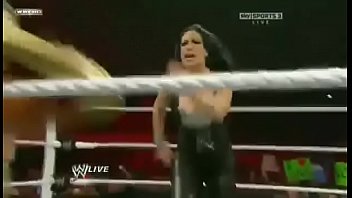Preview 4 of Doctior Teen - Kelly Kelly and Eve vs Maryse and Melina.