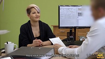 Preview 2 of Michele Jack - LOAN4K. Cette livreuse prendra soin de votre saucisse
