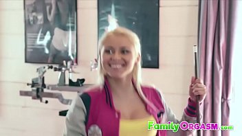 Preview 2 of James Brossman Creampie - FamilyOrgasm.com ⏩ Fucking after Losing in Pool Game - Marsha May