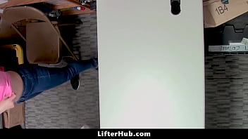 Preview 1 of Purane Zamane Ki Sexy - Security Officer Discovers the Stolen Goods in The Teen&#039_s Pants and Punishes Her - Lifterhub