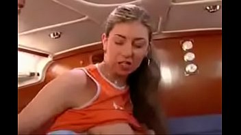 Preview 2 of Romi Rain Gangbang - Shy German teen banged on boat for money