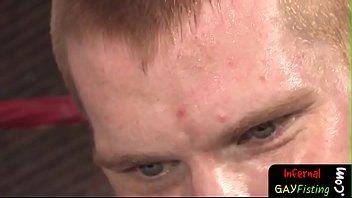 Preview 4 of Seachfull Sexse Video - Horny gay boxer fisting lubed up ass