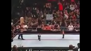 Preview 2 of Lesbian Kiss Girls - Torrie Wilson vs Mickie James.