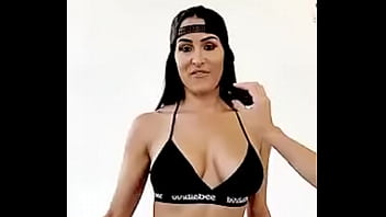 Preview 1 of Nougaty America - Nikki Bella in lingerie.