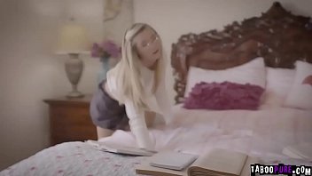 Preview 1 of Katina Xnxx - Nerd Stepsis spreadeagle fuck by stepbro with his throbbing cock!