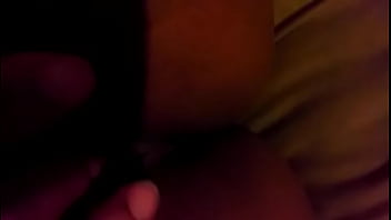Preview 2 of Mom Creampie And Boy - Redbone Playing with her pussy