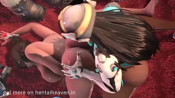 Preview 1 of Tape Challenge - Overwatch 3d cartoon hentai Futa 60FPS Futa Symmetra x Mei Doggy Style - More on Hentaiheaven.in