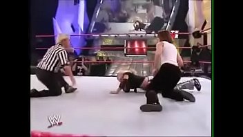 Preview 3 of A Brazzer Christmas Black - Molly Holly vs Trish Stratus.