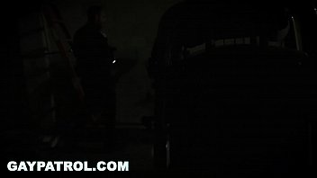 Preview 1 of Xx3 Bf - GAY PATROL - Crooked Cops Bust A Black Thug And Fuck Him Real Good