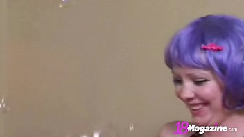 Preview 2 of Any F Hd - Cos Candie Elektra Worships Tits With Victoria Von Helkine!