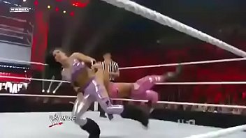 Preview 3 of Malena Chitra Xxx Movies - Melina vs Natalya Divas Championship match.