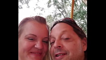 Preview 4 of Boy And I Fuck Mom - Deep throat kissing my wife while she rides a stallions hard wood.